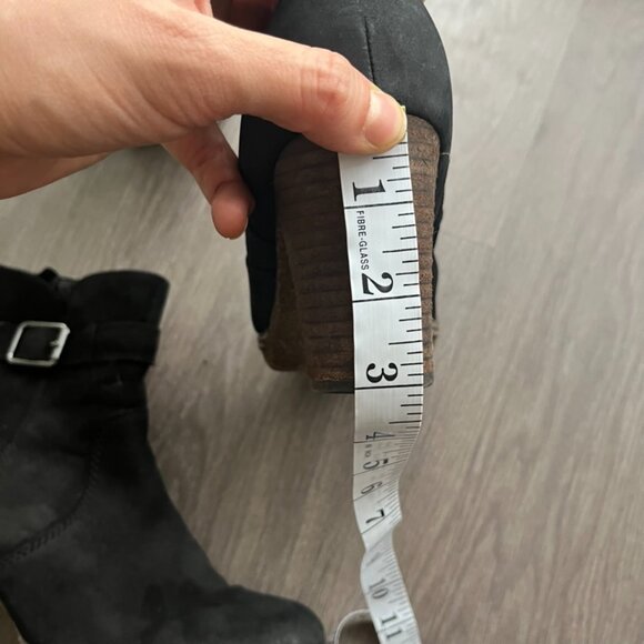 Gabor Black Suede Ankle Booties - Picture 7 of 10